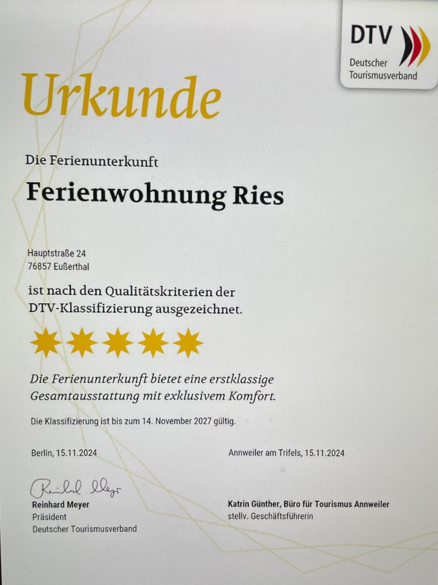 Ferienwohnungen Ries Eusserthal المظهر الخارجي الصورة